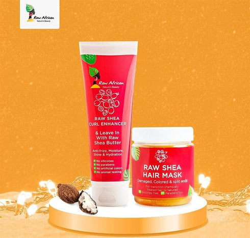 Raw African Leave-In & Curly Cream with Shea 250 ml - Raw African