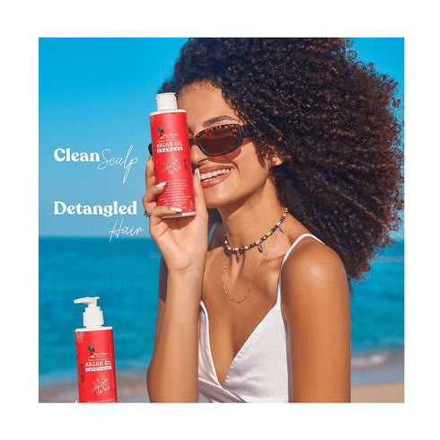 رو افريكان شامبو زيت الارجان للشعر الجاف و التالف 300 مل - Raw African