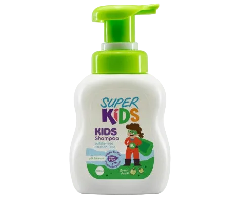 سوبر كيدز شامبو مغذي للشعر للاطفال برائحة التفاح 300 مل - Super kids