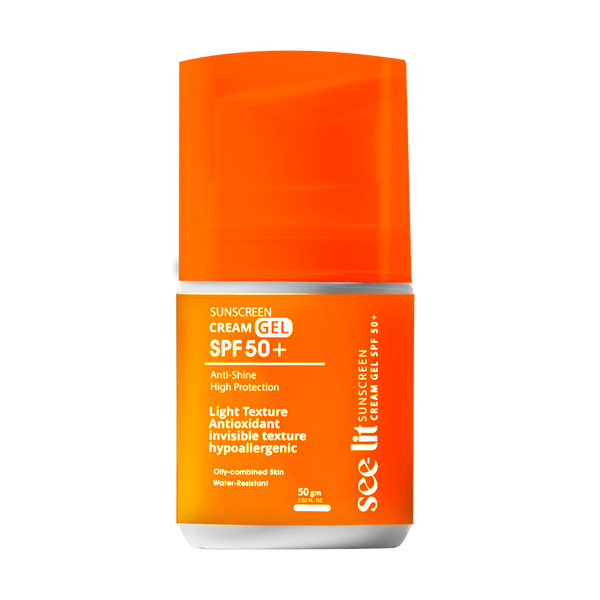 سي ليت كريم جل واقي من الشمس | تركيبة متقدمة للبشرة الدهنية بعامل حماية ( +50 ) 50 جم - See lit