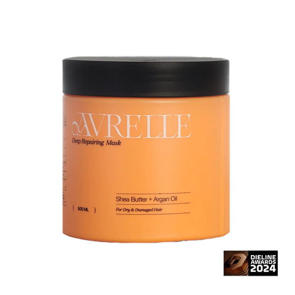 افريل ماسك بزبدة الشيا وزيت الارجان لترطيب واصلاح الشعر الجاف والتالف 300 مل - Avrelle