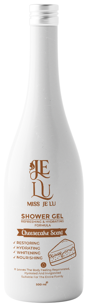 ميس جي لو شاور جيل للمناطق الحساسة برائحة التشيز كيك لتنظيف وانتعاش البشرة 500 مل - Miss Je Lu