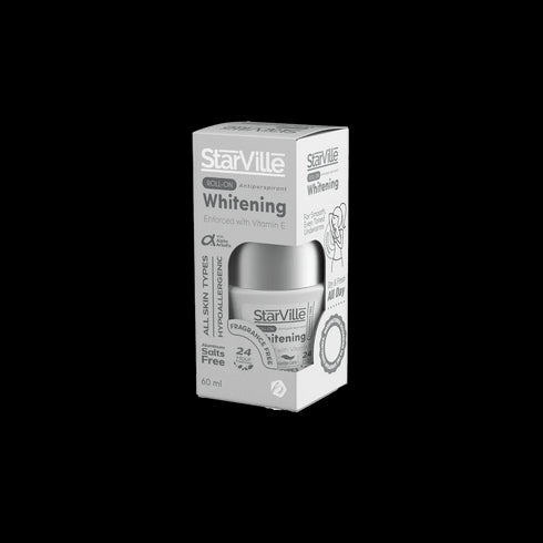Starville Whitening Roll-On Deodorant Unscented 60 ml - Starville