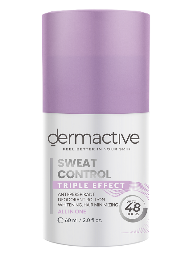 ديرما اكتيف رول اون مزيل رائحه العرق سويت كنترول تريبل ايفكت 60 مل - Dermactive