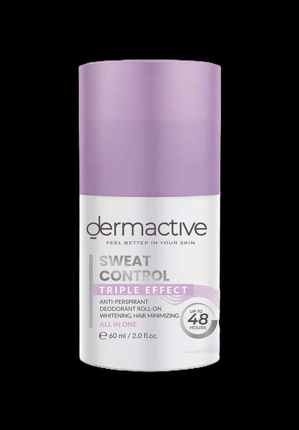 ديرما اكتيف رول اون مزيل رائحه العرق سويت كنترول تريبل ايفكت 60 مل - Dermactive