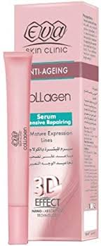 ايفا سكين كلينك سيروم بالكولاجين لتجاعيد الوجه 10 مل – Eva