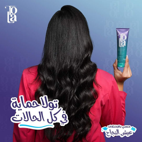 تولا بديل زيت الشعر تغذية و حماية لجميع أنواع الشعر 150 مل - Tola