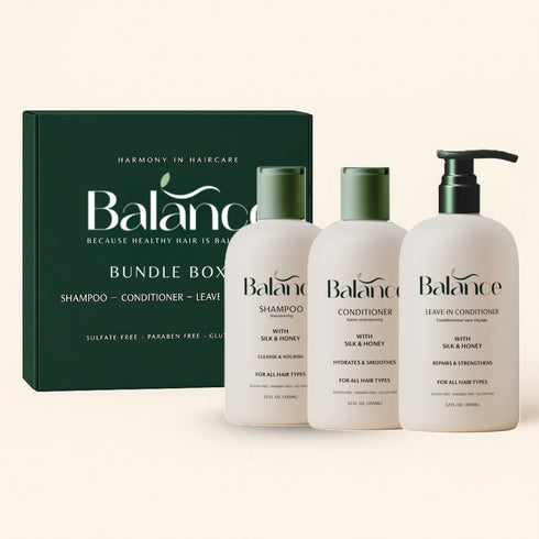بالانس بوكس العناية بالشعر للترطيب و تغذية الشعر (3 منتجات) - Balance