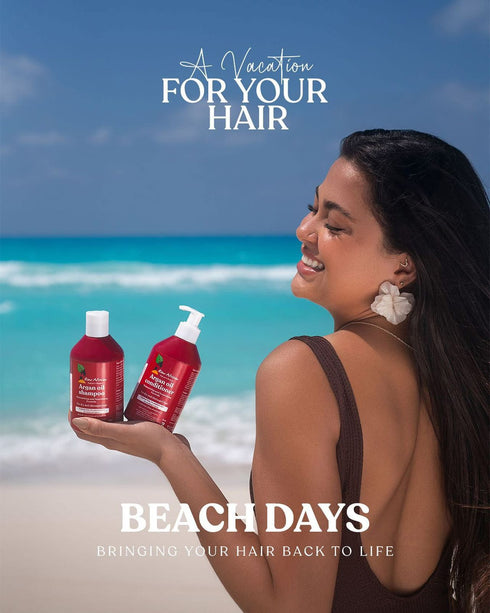 رو افريكان بلسم زيت الارجان لترطيب الشعر الجاف و التالف 500 مل - Raw African