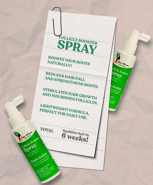 رو افريكان بخاخ لتعزيز بصيلات الشعر - Raw african