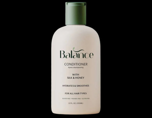 بالانس بلسم يغذي و يرطب الشعر بالعسل وبروتينات الحرير لجميع انواع الشعر 355 مل - Balance