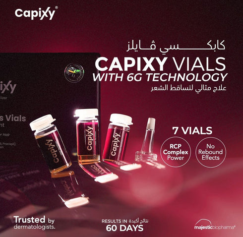 كابكسى امبولات لعلاج تساقط الشعر و تحفيز نمو البصيلات 70 مل - Capixy
