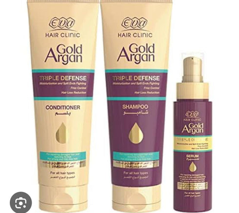 Eva Hair Clinic Gold Argan Hair Shampoo 230 ml
