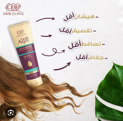 Eva Hair Clinic Gold Argan Hair Shampoo 230 ml