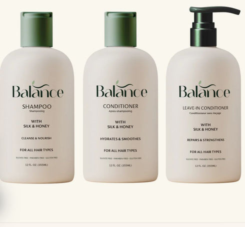 بالانس بوكس العناية بالشعر للترطيب و تغذية الشعر (3 منتجات) - Balance