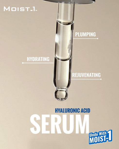 مويست وان سيروم للبشرة بحمض الهيالورونيك اسيد 30 لترطيب عميق و لتقليل الخطوط الرفيعة حول العين والفم والجبهة مل - Moist 1