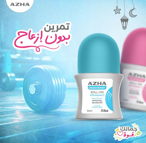 Azha Pink Roll-On Deodorant 60 ml
