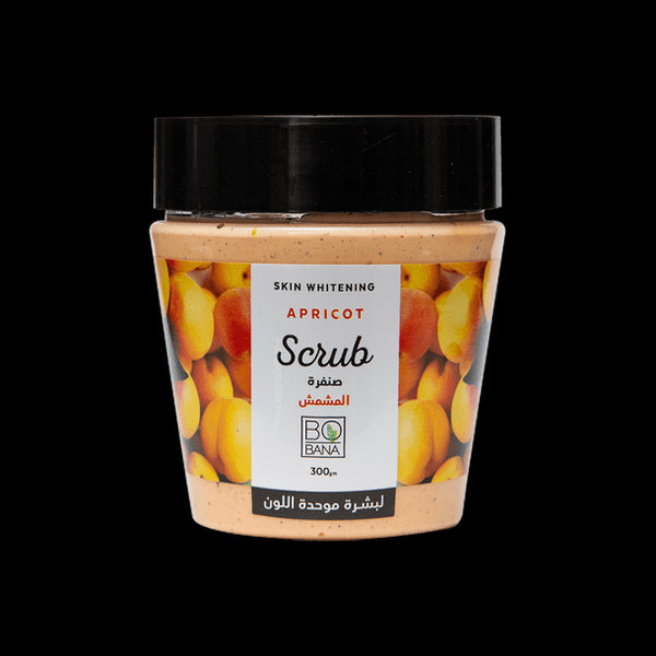 بوبانا كريم صنفرة للبشرة بالمشمش غني بالحبيبات الدائرية 300 جم - Bobana