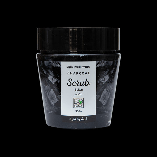بوبانا كريم صنفرة للبشرة بالفحم غني بالحبيبات الدائرية 300 جم - Bobana