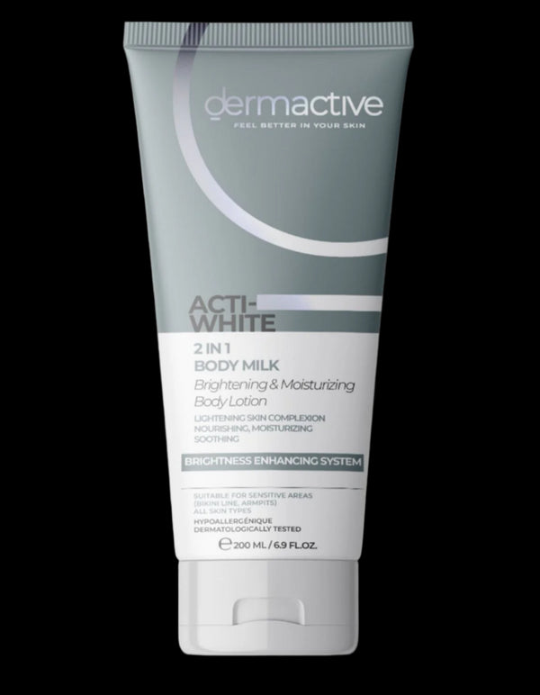 ديرما اكتيف لوشن حليب لتفتيح وترطيب الجسم 200 مل - Dermactive