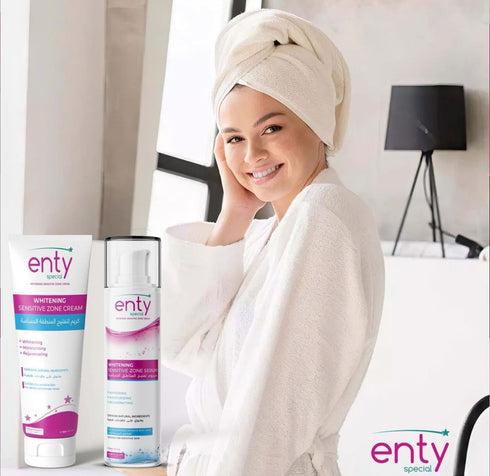 انتي كريم التفتيح و العناية بالمناطق الحساسة 50 مل - Enty