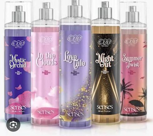 ايفا سكين كير سينسز سبلاش معطر الجسم ان ذا كلاودز 240 مل - Eva