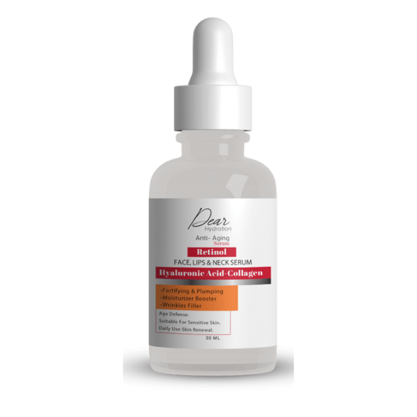 دير سيروم ريتينول محارب التجاعيد بالهيالورونيك اسيد والكولاجين 30 مل - Dear