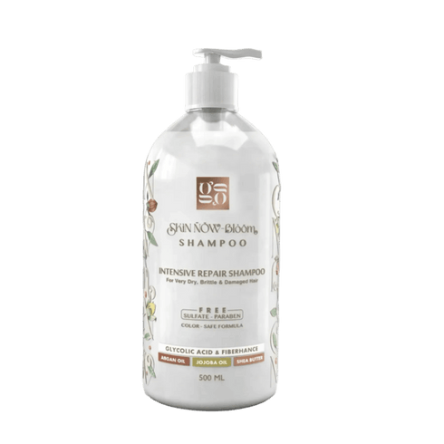 Skin Now Bloom Sulfate-Free Shampoo for Dry and Damaged Hair Repair and Strengthening 500ml - Skin Now