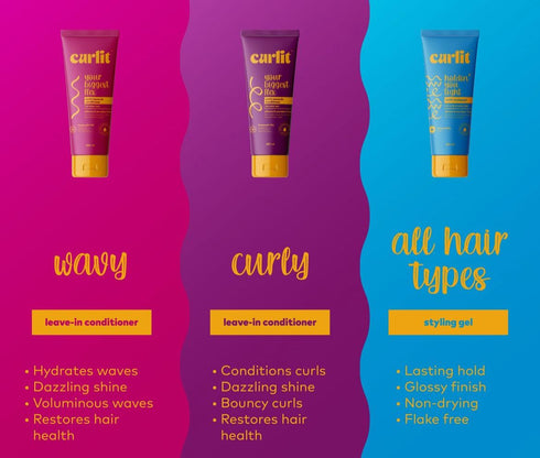 بلسم كيرليت ليف ان للشعر المموج 200 مل - Curlit