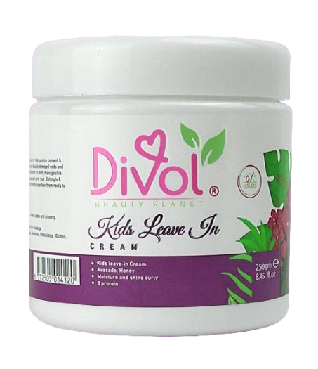 ديفول ليف ان للاطفال بالافوكادو للشعر الكيرلي 250 مل - Divol