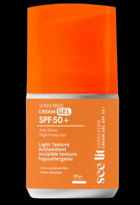 سي ليت كريم جل واقي من الشمس | تركيبة متقدمة للبشرة الدهنية بعامل حماية ( +50 ) 50 جم - See lit