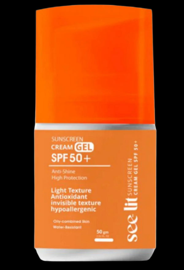 سي ليت كريم جل واقي من الشمس | تركيبة متقدمة للبشرة الدهنية بعامل حماية ( +50 ) 50 جم - See lit