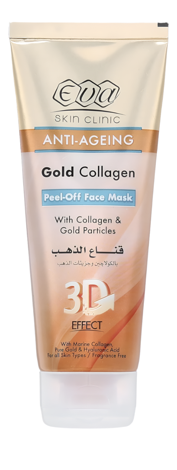 ايفا سكين كلينيك قناع الذهب مصحح للتجاعيد بالكولاجين وجزيئات الذهب 100 مل - Eva