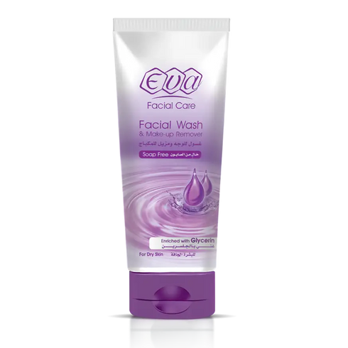 Eva Facial Cleanser and Makeup Remover Rich in Glycerin for Dry Skin 150 ml