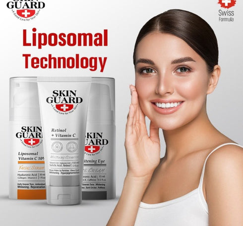 سكين جارد غسول الوجه للتفتيح بالريتينول + فيتامين سي 150 مل - Skin guard