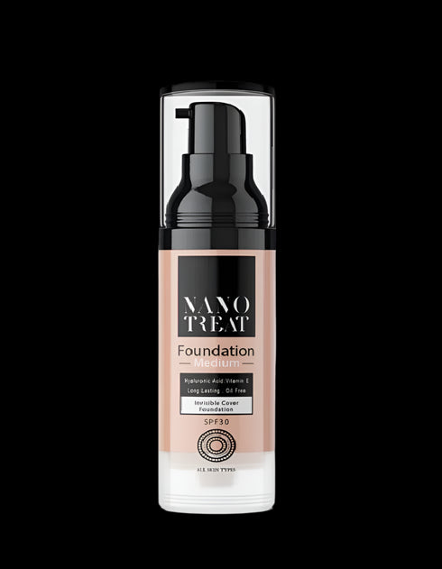 نانوتريت فاونديشن تغطية متوسطة 30 مل - Nanotreat