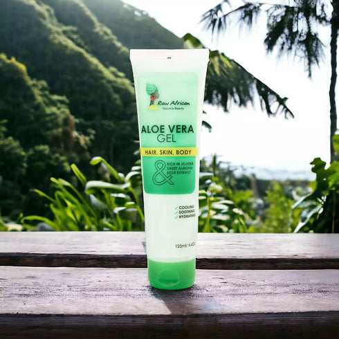 رو افريكان جل الصبار الطبيعي للبشرة و الشعر 125 مل - Raw Africa