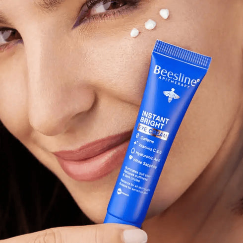 بيزلين كريم لمدار العين الانارة الفورية و تقليل الانتفاخات و الهالات السوداء 15 مل - Beesline
