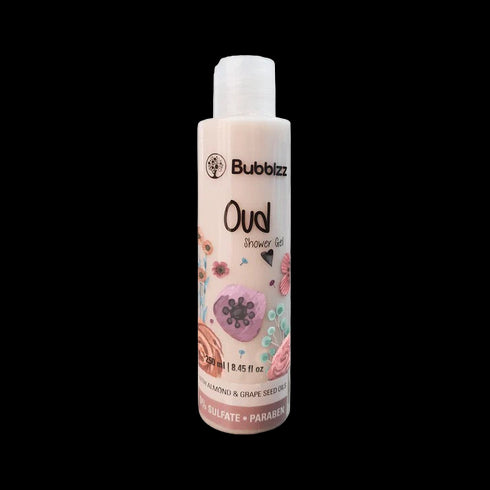 بابلز شاور جل للاستحمام برائحة العود 250 مل - Bubblzz