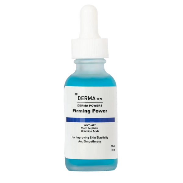ديرما تن سيروم باور فيرم بببتيدات متعددة لشد البشرة وتحفيز إنتاج الكولاجين 30 مل - derma 10