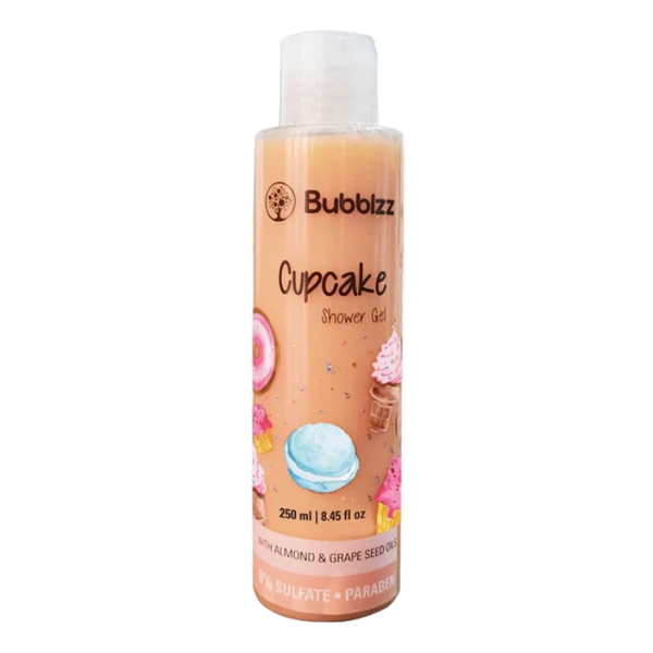 بابلز شاور جل للاستحمام برائحة الكب كيك 250 مل - Bubblzz