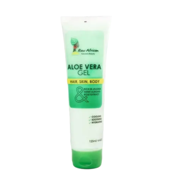 رو افريكان جل الصبار الطبيعي للبشرة و الشعر 125 مل - Raw Africa
