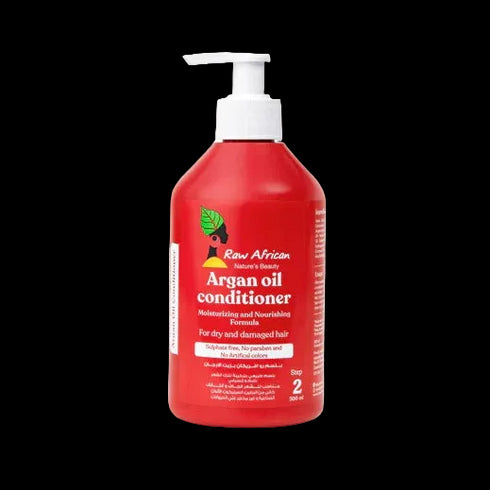 عرض حصري: رو افريكان شامبو زيت الأرجان 500 مل + بلسم زيت الأرجان 500 مل