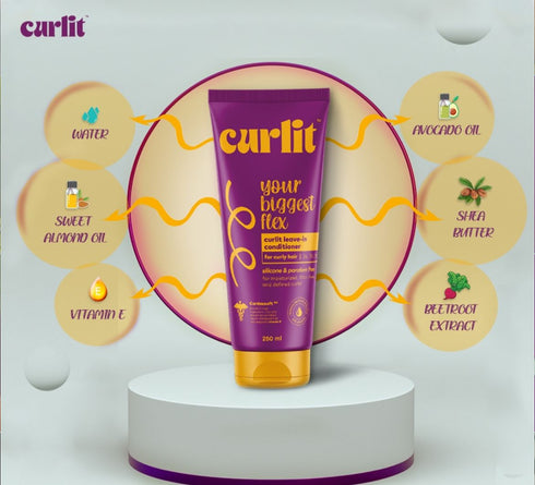 بلسم كيرليت ليف ان للشعر المجعد 200 مل - Curlit