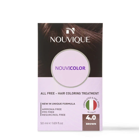 نوفيك صبغة للشعر بلون البنى درجة 4 - NOUVIQUE