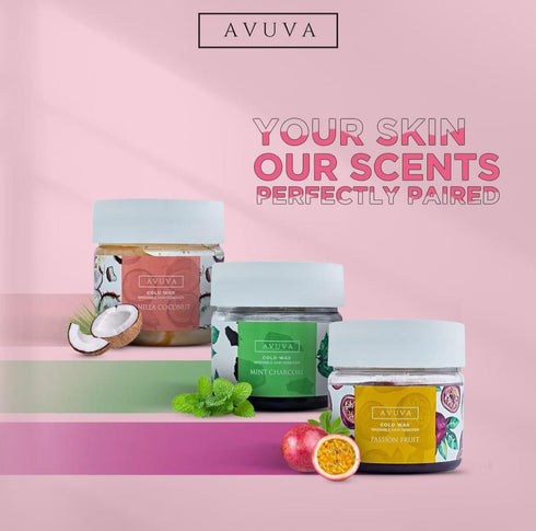 Avuva white hair removal paste vanilla and coconut 100 gm - Avuva