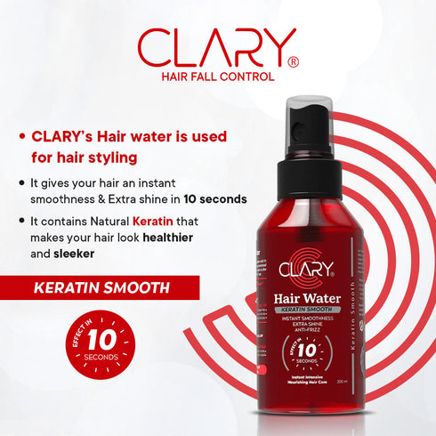 Clary keratin Water 200 ml - Clary
