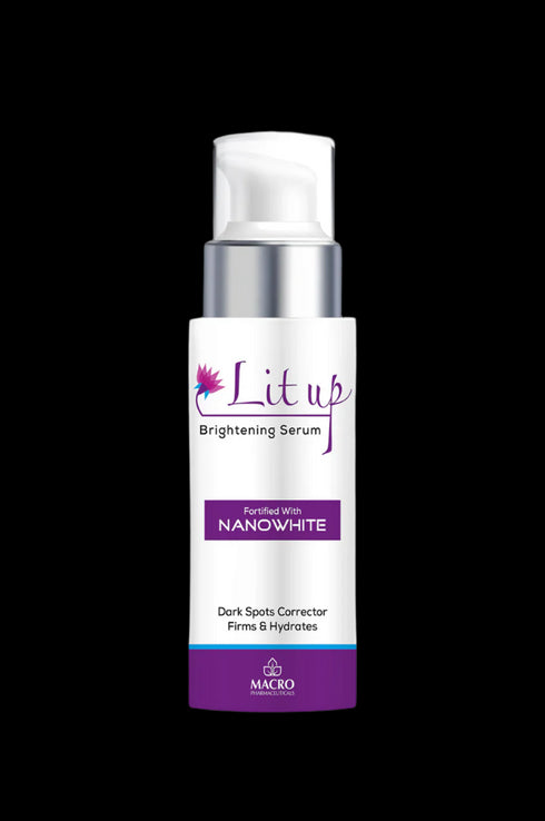 ليت اب سيروم لتفتيح البشرة بالألفا اربيوتين والجلوتاثيون 50 مل - Lit up