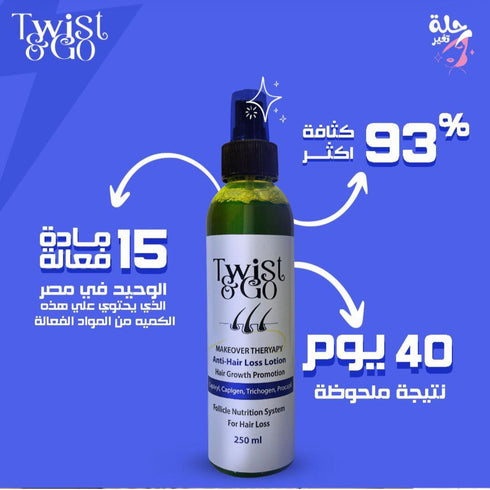 تويست اند جو سبراى ضد تساقط الشعر 250 مل - Twist & Go