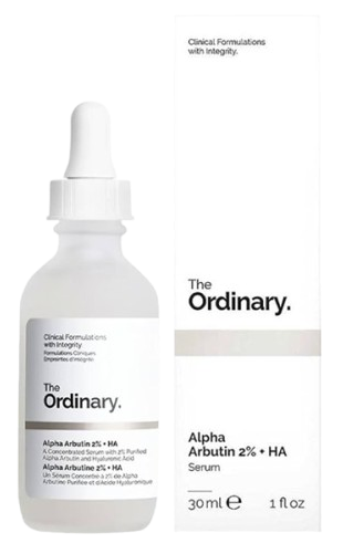 ذا اورديناري سيروم الفا اربوتين 2% + HA لتفتيح وتوحيد لون البشرة 30 مل - The Ordinary